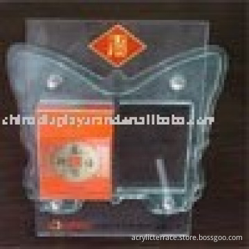 Clear Acrylic Cigarette Display Stand-Batterfly